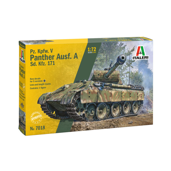 Italeri 1:72 Pz.Kpfw. V Panther Ausf. A  Sd. Kfz. 171   IT7018