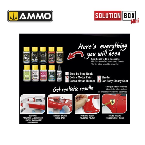 Ammo Mig Solution Box - How to Paint and Lacquer Scale Cars  MIG7904 - Afbeelding 2