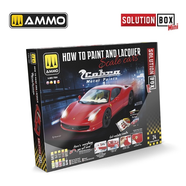 Ammo Mig Solution Box - How to Paint and Lacquer Scale Cars  MIG7904