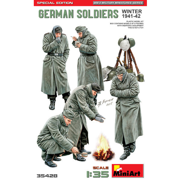 MiniArt 1:35 German Soldiers Winter 1941-42  Special Edition   MA35428