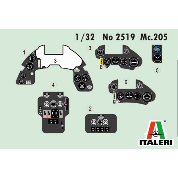 Italeri 1:32 Macchi MC.205 Veltro   IT2519 - Afbeelding 7