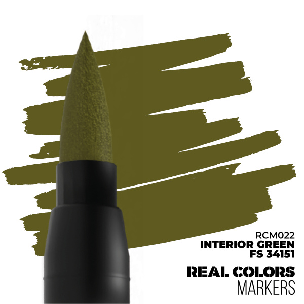 AK Real Colors Markers - Interior Green - FS34151    RCM022 - Afbeelding 2