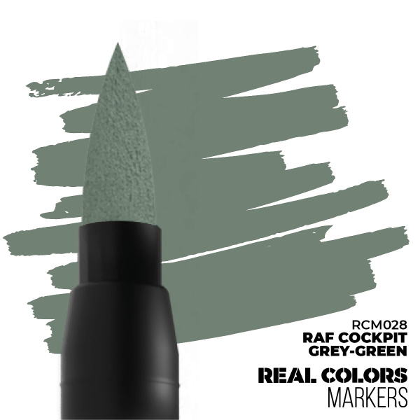 AK Real Colors Markers - RAF Cockpit Grey-Green   RCM028 - Afbeelding 2