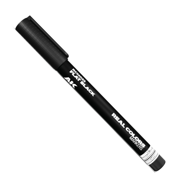 AK Real Colors Markers - Flat Black   RCM033