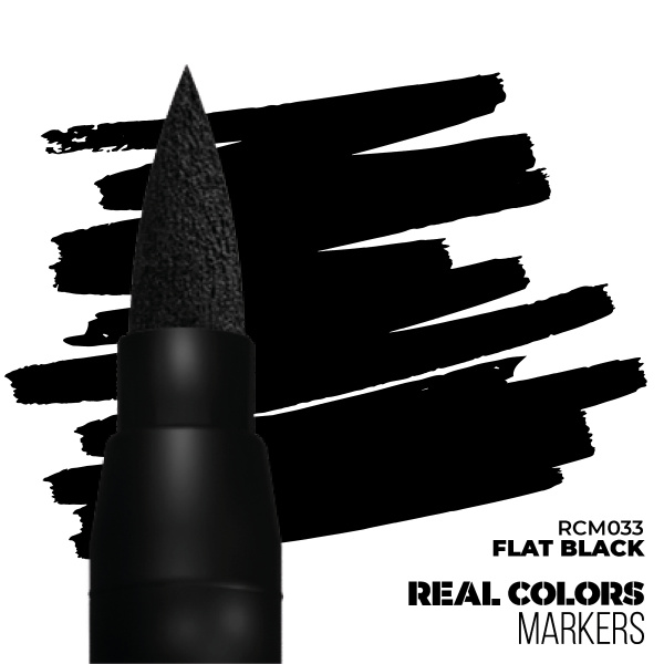 AK Real Colors Markers - Flat Black   RCM033 - Afbeelding 2