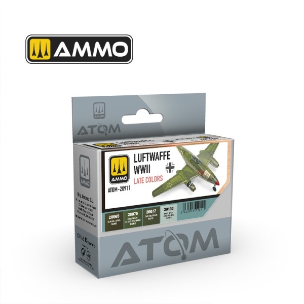 Ammo Mig ATOM Acrylic Paint Set Luftwaffe WWII Late Colors 4x20ml   MIG20911