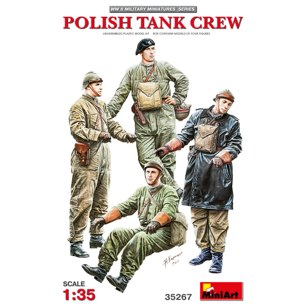 MiniArt 1:35 Polish Tank Crew   MA35267