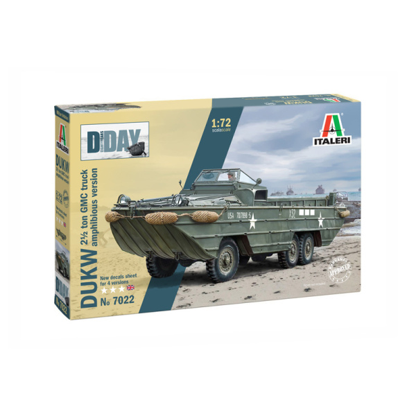 Italeri 1:72 DUKW 2 1/2 ton GMC Truck Amphibious Version  IT7022