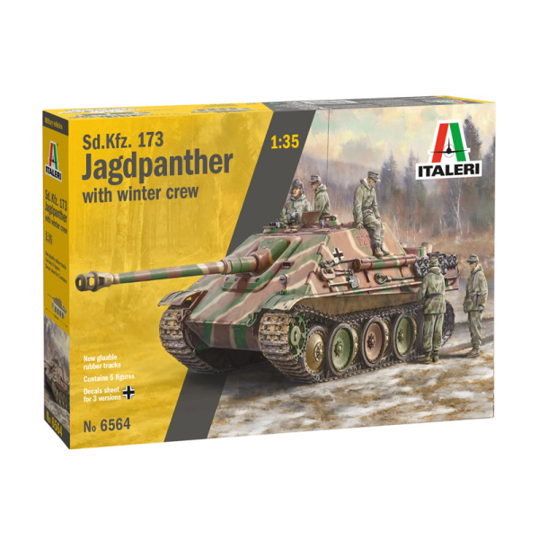 Italeri :35 Sd.Kfz.173 Jagdpanther whit Winter Crew   IT6564