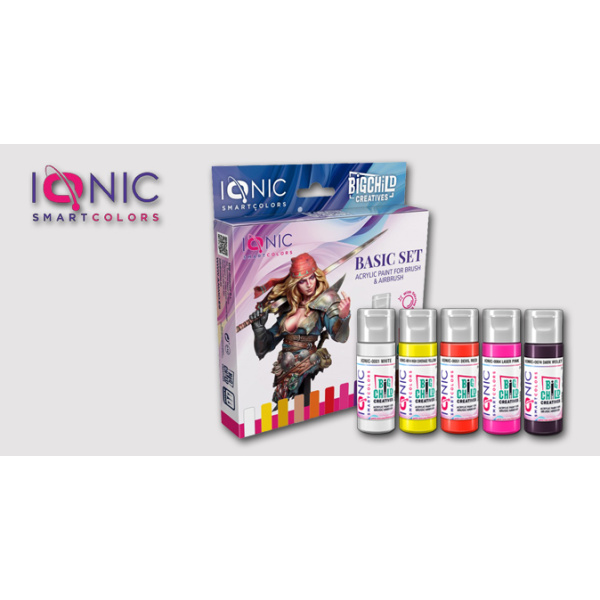 Ionic Acrylic Paint Smart Colors Basic Set 12x20ml   IO-0500 - Afbeelding 2