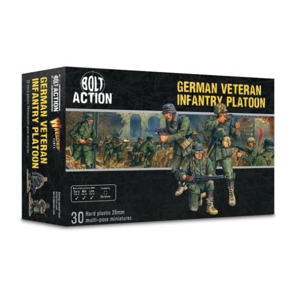 Bolt Action German Veteran Infantry Platoon   402013103