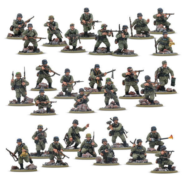 Bolt Action German Veteran Infantry Platoon   402013103 - Afbeelding 2