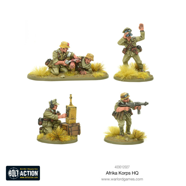 Bolt Action Afrika Korps HQ   403012027