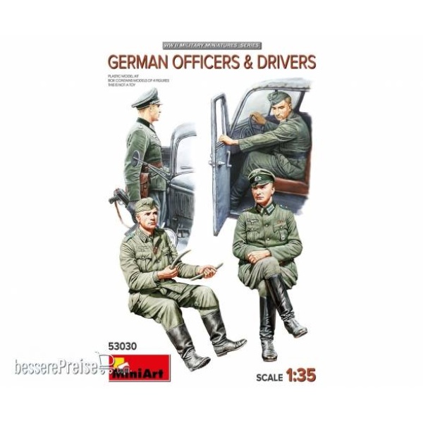 MiniArt 1:35 German Officers & Drivers   MA53030