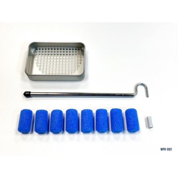 MBE Mini Roller Set Midi 31x15mm  8 stuks  MPR-002 - Afbeelding 3
