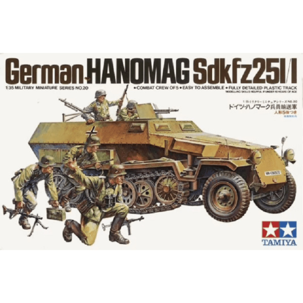 Tamiya 1:35 German HANOMAG Sdkfz.251/1   TAM35020