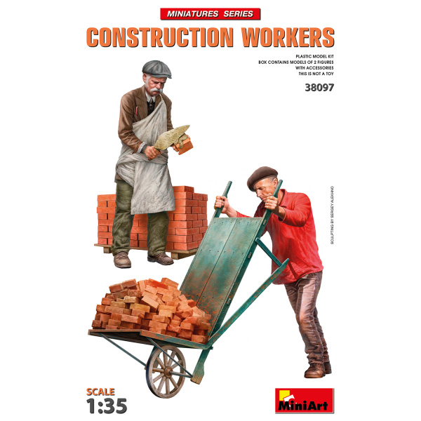 MiniArt 1:35 Construction Workers  MA38097