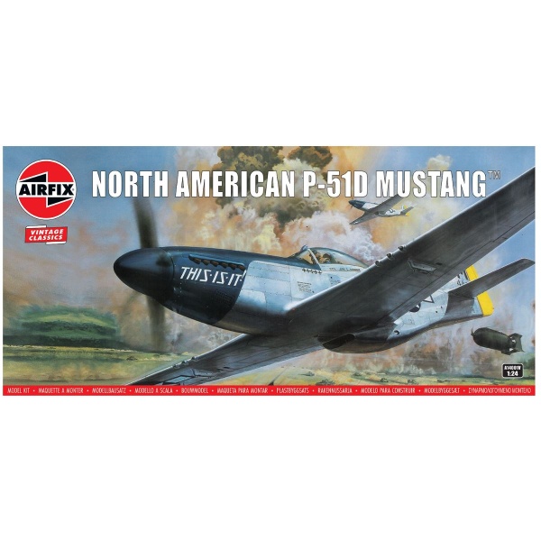 Airfix 1:24 North American P-51D Mustang  AF14001V