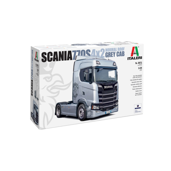 Italeri 1;24 Scania S770 4x2 Normal Roof " Grey Cab "   IT3971