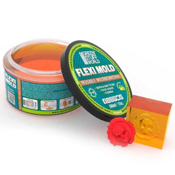 Green Stuff Flexi Mold-Reusable Molding Material    GSW5434