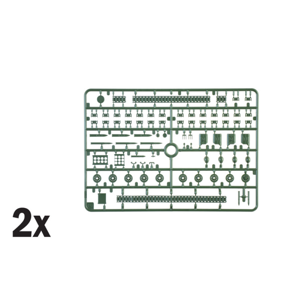 Italeri 1:35 Semovente M43 da 105/25 Bassato   IT6751 - Afbeelding 2