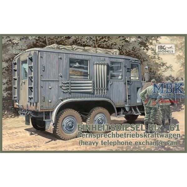 IBG 1:35 Einheitsdiesel Kfz. 61 Fernsprechbetriebskraftwagen