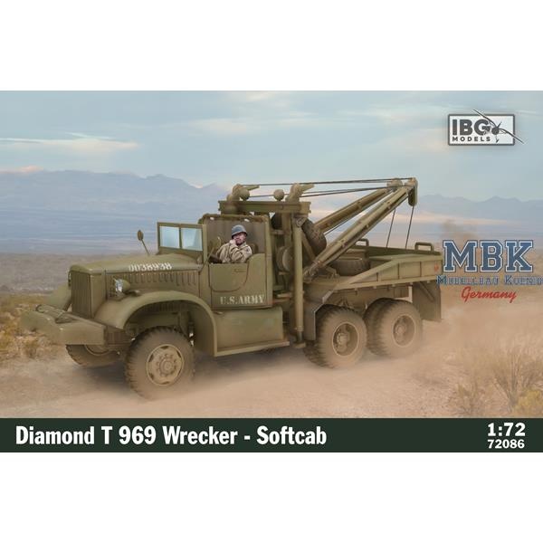 IBG 1:72 Diamond T 969 Wrecker Softcab #IBG72086