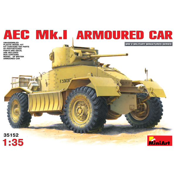 MiniArt 1:35 AEC Mk.I Armoured CAR  MA35152