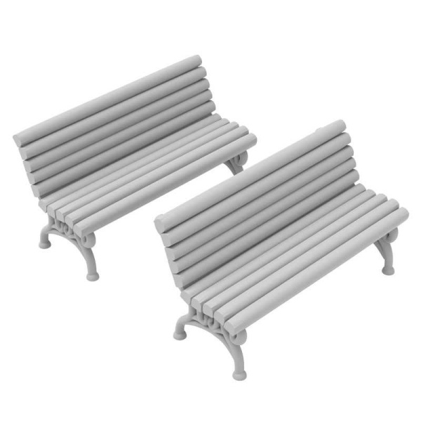 Green Stuff 1:48 City Benches 2x   GSW13633