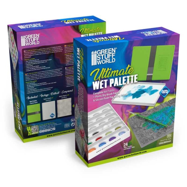 Green Stuff World Miniature Ultimate Wet Palette GSW14160