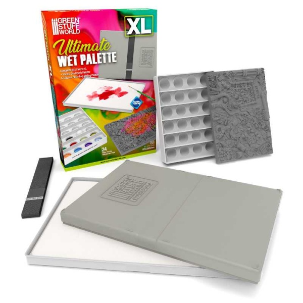 Green Stuff World Miniature Ultimate Wet Palette XL GSW 14161 - Afbeelding 3