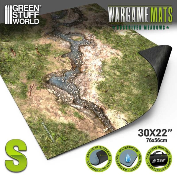 Green Stuff Neoprene Mat 22x32" Duskriver Meadows (56x76cm) GSW5863