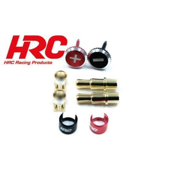 HRC Connector - 4-5mm - male - LOCK UP Sealing system (1 pair) - gold HRC9004TLS