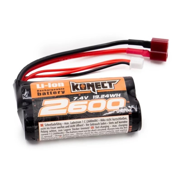 Funtek Konect Li-ionbatterij 7,4 V 2600 mAh 15C KN-L10742600