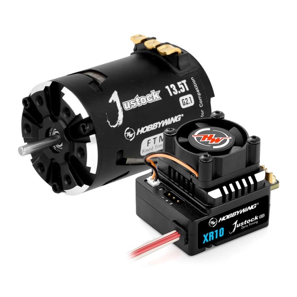 Hobbywing Xerun Justock Combo G3S and 13 Turn 3200kV for 1:10 Stock HW38020371