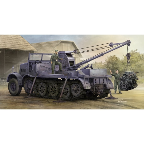 Trumpeter 1:35 Schwerer Zugkraftwagen 18 t w/ 6 t Billstein-Crane, Sd.Kfz.9/1   TR09576