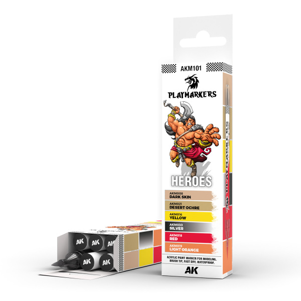 AK HEROES – PLAYMARKER SET AKM101