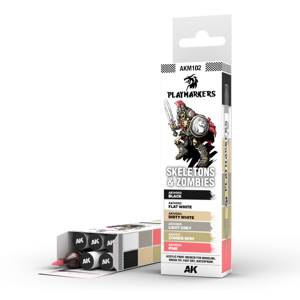AK SKELETONS & ZOMBIES – PLAYMARKER SET AKM102