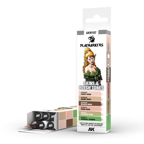 AK SKINS & FLESH TONES – PLAYMARKER SET AKM107