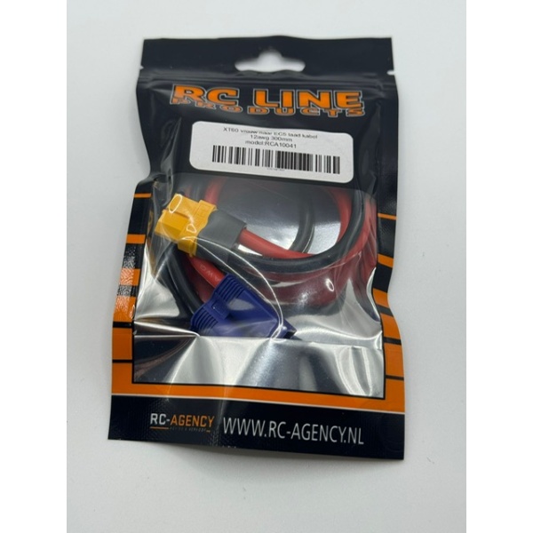 RC-Line laadkabel XT60 female naar EC5 male 300mm RCA10041