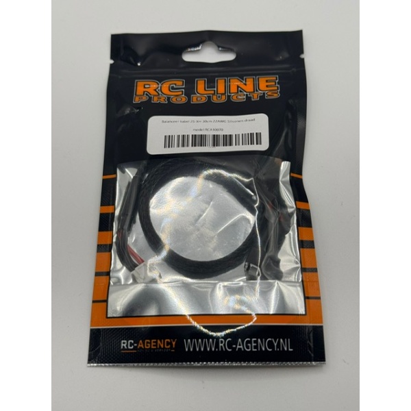RC-Line Balanceerkabel 2S XH 30 cm 22AWG Siliconen draad RCA10070