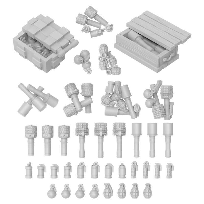 Green Stuff 1:48 Grenades GSW12225