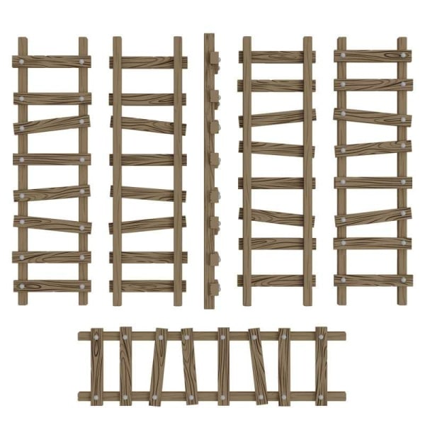 Green Stuff World Large Wooden Ladders 1:48-1:35 GSW12720