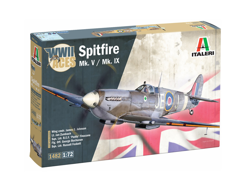 Italeri 1:72 Spitfire Mk.V / Mk.IX Aces IT1482