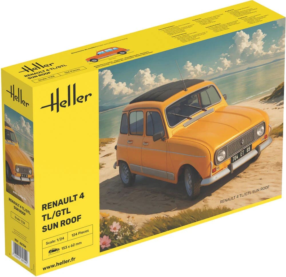Heller 1:24 Renault 4 TL/GTL Sun Roof H82704