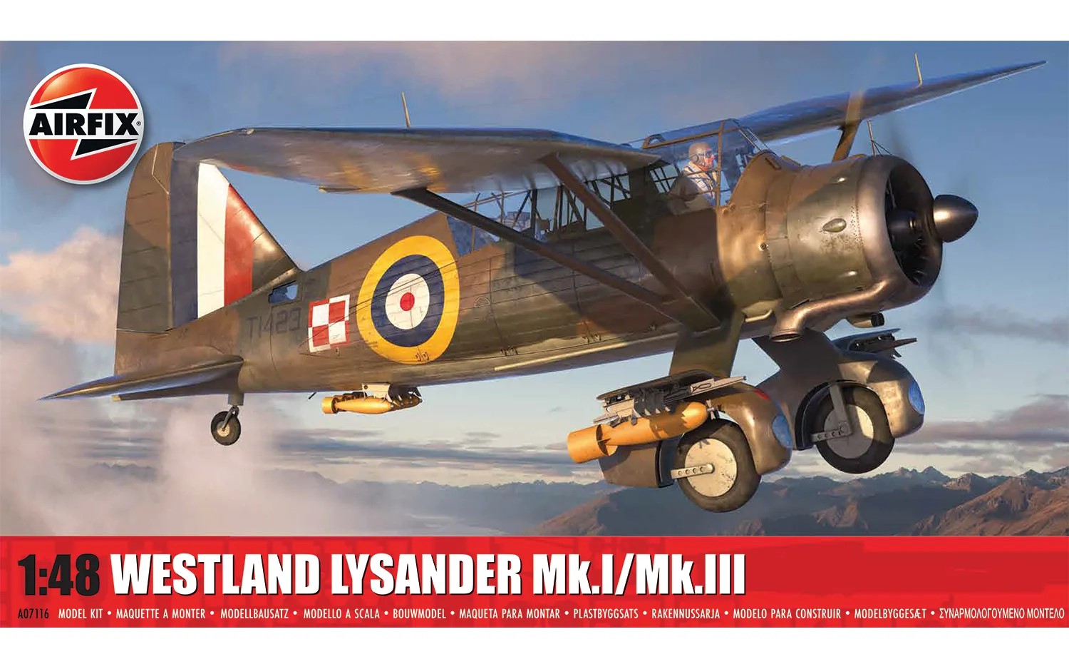 Airfix 1:48 Westland Lysander Mk.I/Mk.III AF07116