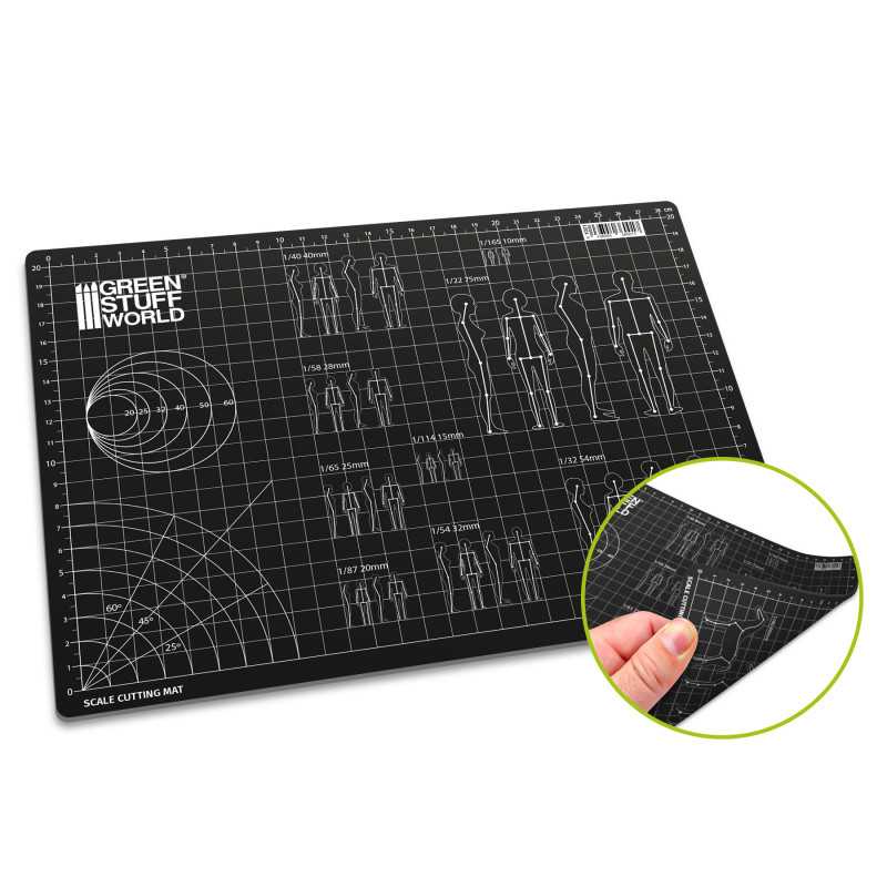 Green Stuff Scale Cutting Mat A4 GSW1001