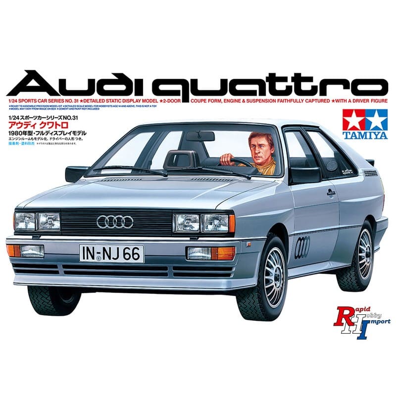 Tamiya 1/24 Audi quattro TAM 24031