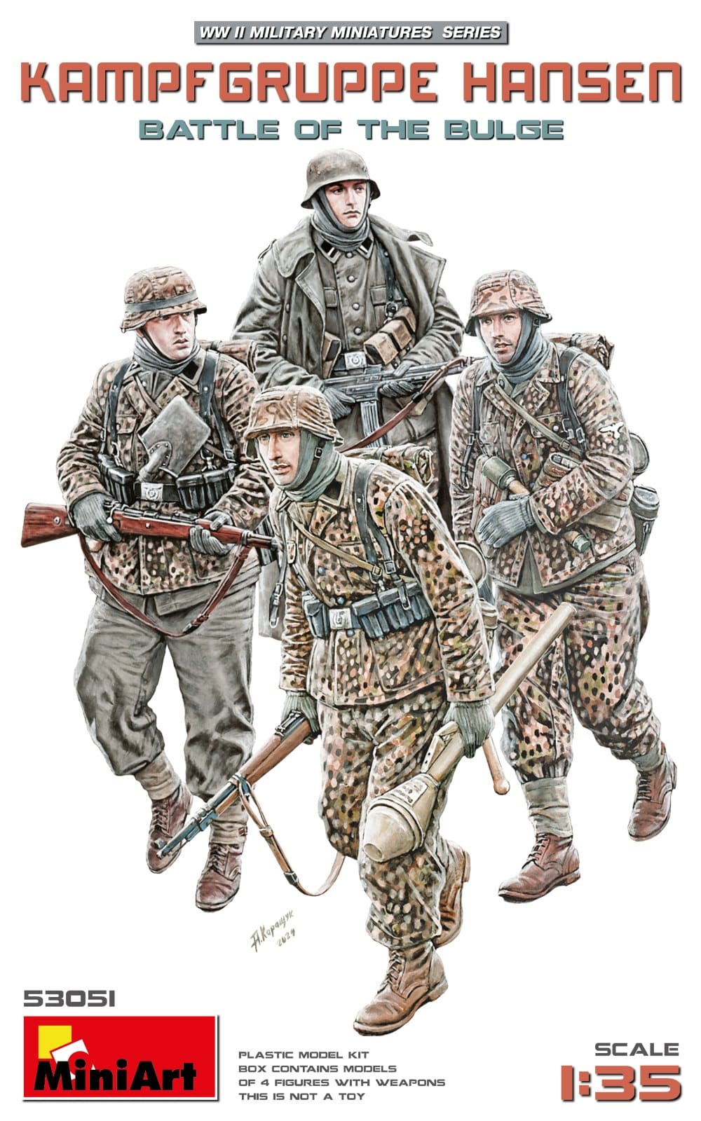 Miniart 1:35 KAMPFGRUPPE HANSEN. BATTLE OF THE BULGE MA53051