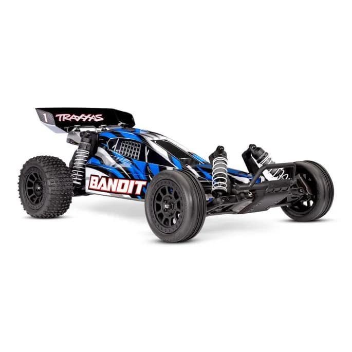 Traxxas BANDIT 1/10 2wd Brushed HD with battery & USB-C charger Blue X TRX24254-8-BLUEX